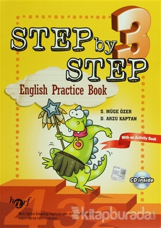 3. Sınıf Step by Step English Practice Book + Active Book + CD %15 ind