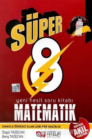 Süper 8 Matematik Sayısal Soru Kitabı