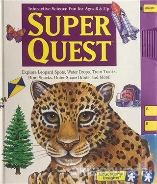 Super Quest - İnteractive Science Fun for Ages 6 and Up (Ciltli) Kolek