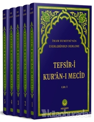 Tefsir-i Kur'an-ı Mecid (5 Cilt Takım) (Ciltli) İmam Humeyni