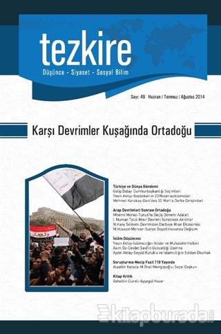 Tezkire Dergisi Sayı: 49 Haziran-Temmuz-Ağustos 2014