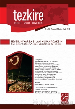 Tezkire Dergisi Sayı : 57 Temmuz-Ağustos-Eylül 2016 Kolektif
