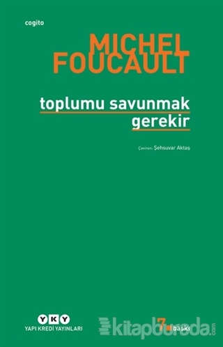 Toplumu Savunmak Gerekir %25 indirimli Michel Foucault