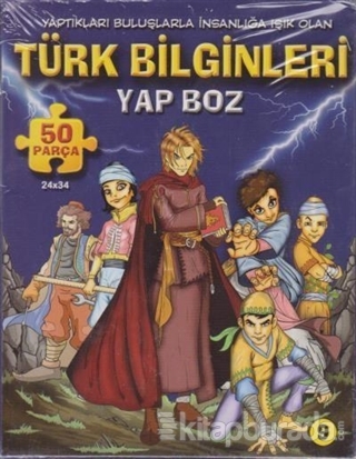 Türk Bilginleri Yap Boz 50 Parça Puzzle