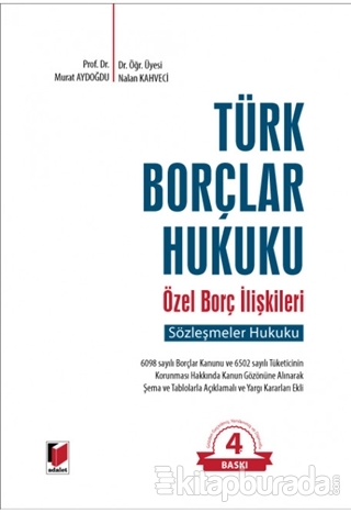 Türk Borçlar Hukuku (Ciltli) Nalan Kahveci
