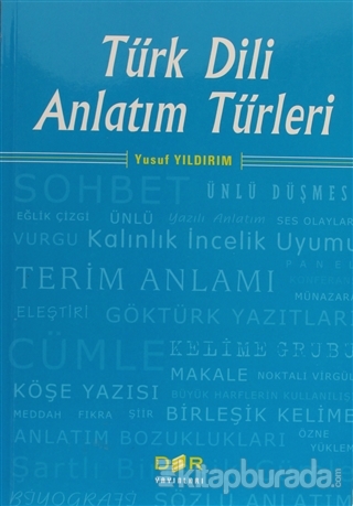 Türk Dili Anlatım Türleri Yusuf Yıldırım