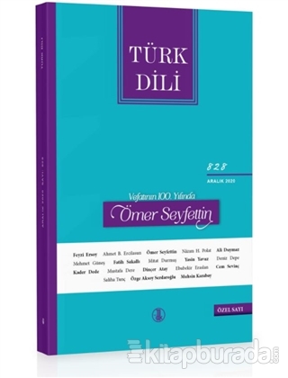 Türk Dili Dergisi Sayı: 828 Aralık 2020 Kolektif