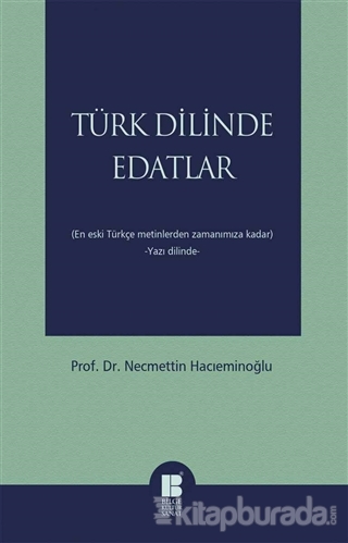 Türk Dilinde Edatlar