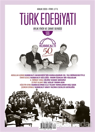 Türk Edebiyatı Dergisi Sayı: 566 Aralık 2020 Kolektif