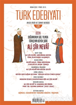 Türk Edebiyatı Dergisi Sayı: 570 Nisan 2021 Kolektif