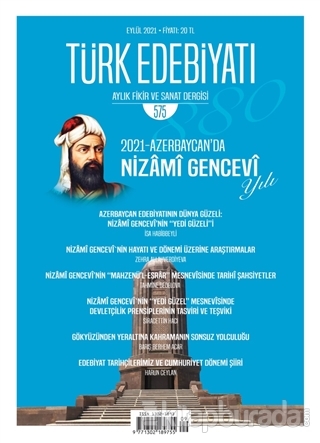 Türk Edebiyatı Dergisi Sayı: 575 Eylül 2021