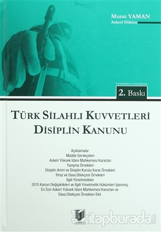 Türk Silahlı Kuvvetleri Disiplin Kanunu %15 indirimli Murat Yaman
