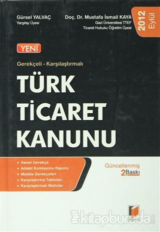 Türk Ticaret Kanunu (Ciltli)