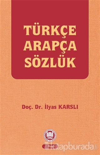 Türkçe Arapça Sözlük İlyas Karslı