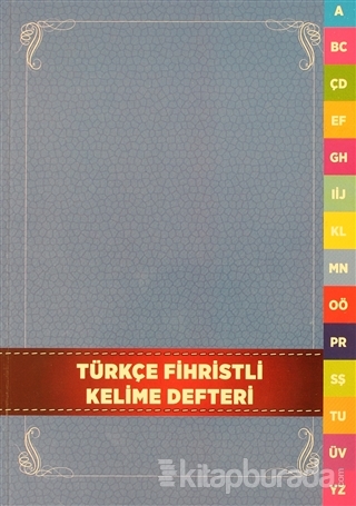 Türkçe Fihristli Kelime Defteri