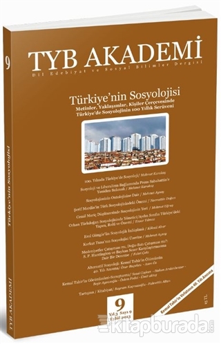 TYB Akademi Dergisi Sayı: 9 Eylül 2013 Kolektif