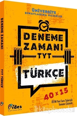 TYT Türkçe 40 x15 Yüzde Yüz Deneme