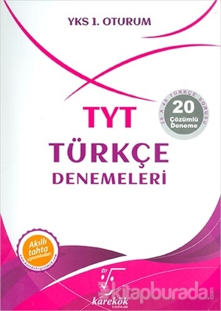 TYT Türkçe Denemeleri 20 Çözümlü Deneme YKS 1. Oturum