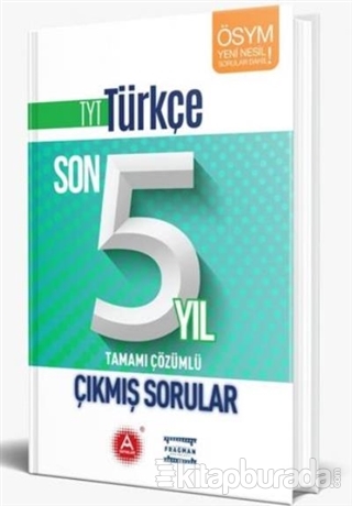 TYT Türkçe Son 5 Yıl Tamamı Çözümlü Çıkmış Sorular