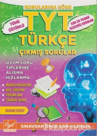 TYT Türkçe Tümü Çözümlü Çıkmış Sorular Nurani Ersoy
