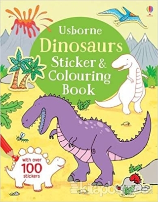 USB - Dinosaurs Sticker & Colouring Book