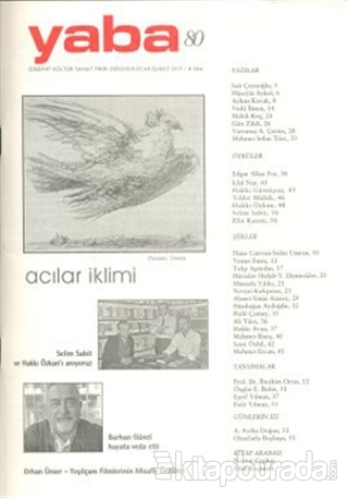 Yaba Edebiyat Dergisi Sayı: 80
