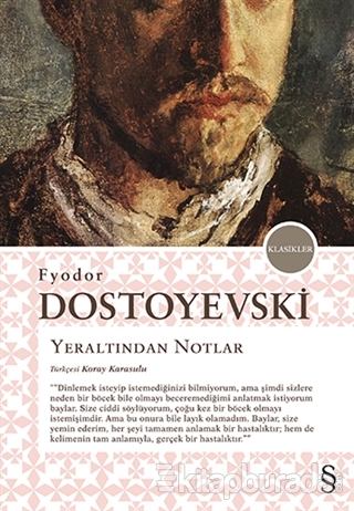 Yeraltından Notlar %15 indirimli Fyodor Mihayloviç Dostoyevski