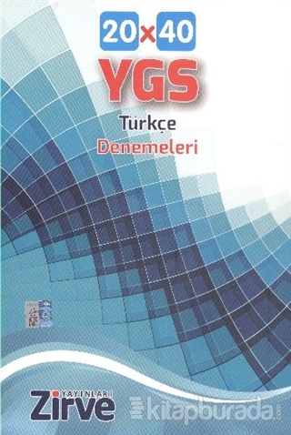 YGS 20x40 Türkçe Denemeleri Komisyon