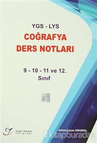 YGS - LYS Coğrafya Ders Notları Ayhan Çayan Erkmen