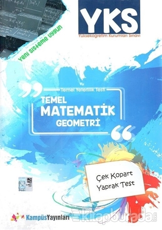 YKS Temel Matematik Geometri Çek Kopart Yaprak Test Kolektif
