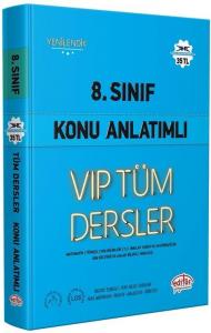 Editör Yayınları 8. Sınıf VİP Tüm Dersler Konu Anlatımlı