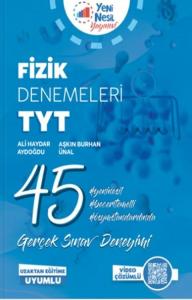 Yeni Nesil Yayınları TYT Fizik 45 Deneme Sınavı