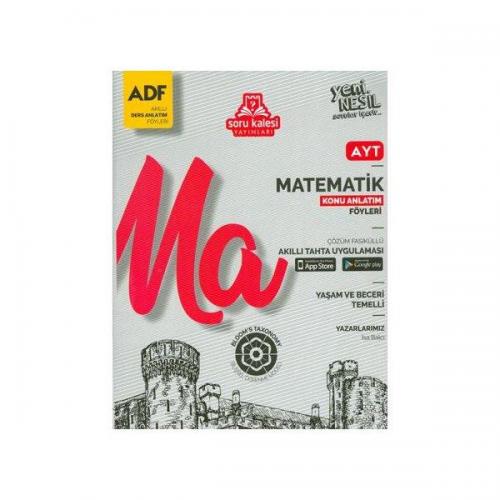 AYT Matematik 2 Konu Anlatım Föyü ADF Soru Kalesi Yayınları