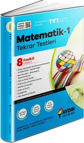 Aydın Yayınları TYT Matematik-1 Üniversiteye Hazırlık Tekrar Testleri
