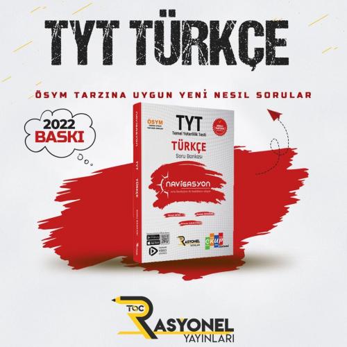 RASYONEL YAYINLARI TYT TÜRKÇE SORU BANKASI