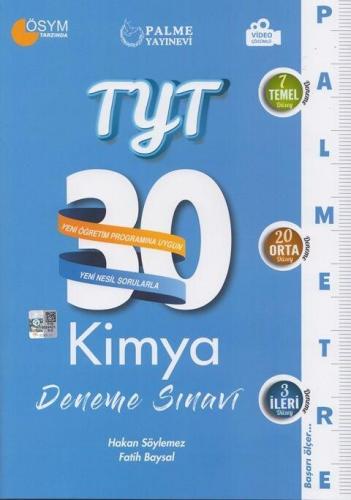 Palme Yayınları TYT Kimya 30 Deneme Sınavı