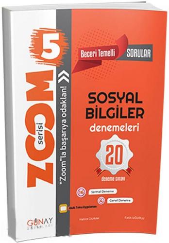 Günay Yayınları 5. Sınıf Sosyal Bilgiler 20 Deneme Zoom Serisi