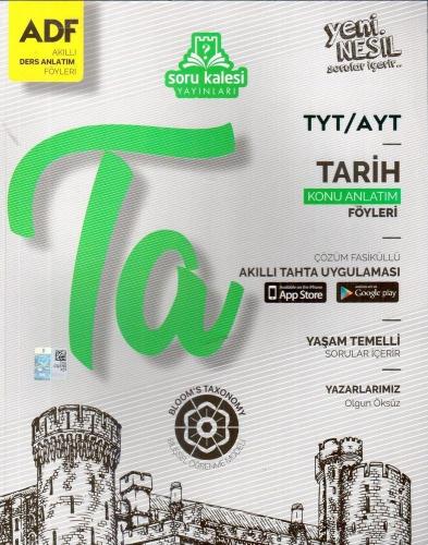 Soru Kalesi Yayınları TYT AYT Tarih Çek Kopart Akıllı Konu Anlatım Föyü