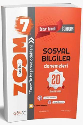 Günay Yayınları 7. Sınıf Sosyal Bilgiler 20 li Denemeleri Zoom Serisi