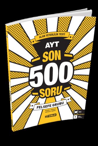 Hız Yayınları AYT SON 500 SORU FELSEFE