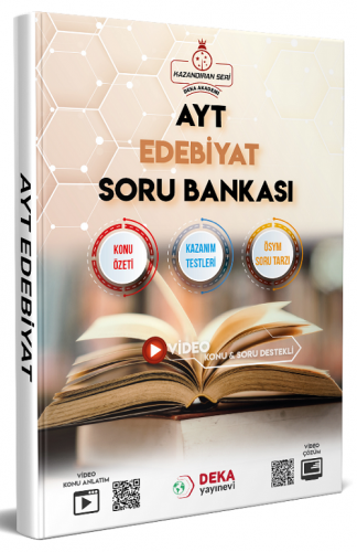 AYT Edebiyat Soru Bankası Deka Akademi Yayınları