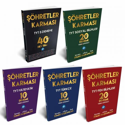 TYT Şöhretler Karması Muhteşem Beşli Deneme Seti