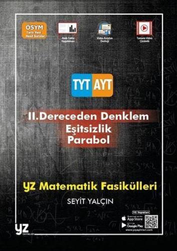 YZ Yayınları TYT AYT Matematik Fasikülleri 2. Dereceden Denklem Eşitsi