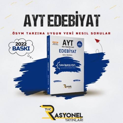 Rasyonel Yayınları AYT Edebiyat Navigasyon Soru Bankası