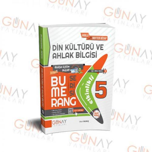BUMERANG 5. SINIF DİN KÜLTÜRÜ VE AHLAK BİLGİSİ