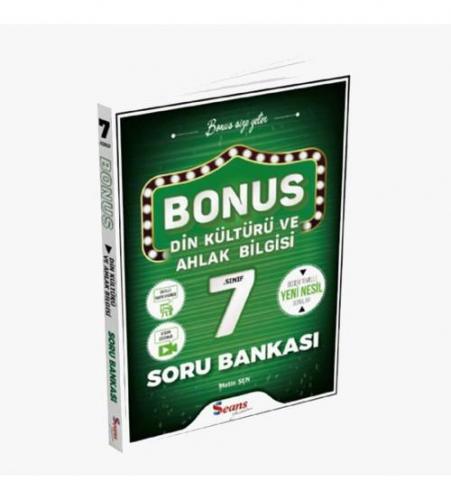 Seans Yayınları Bonus 7.Sınıf Din Kültürü Ve Ahlak Bilgisi Soru Bankası