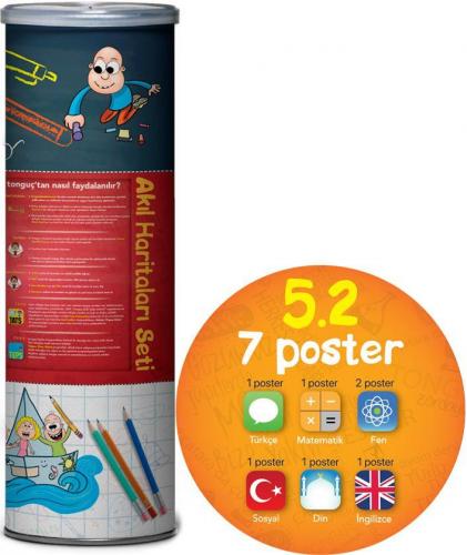 Tonguç Akademi 5. Sınıf 2. Dönem Akıl Haritaları Seti