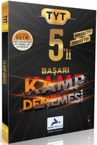 Paraf Yayınları 2021 TYT 5 li Başarı Kamp Denemesi