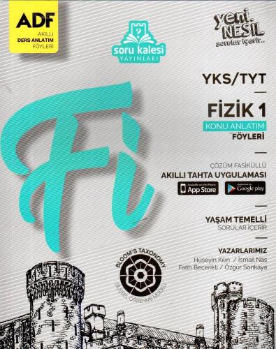 Soru Kalesi Yayınları TYT Fizik 1 Çek Kopart Akıllı Konu Anlatım Föyü