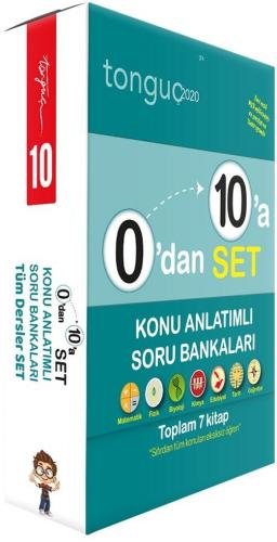 Tonguç Akademi 0dan 10a Tüm Dersler Konu Anlatımlı Soru Bankası Seti